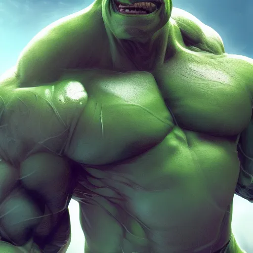Image similar to Dr. Phil is The Hulk, hyperdetailed, artstation, cgsociety, 8k