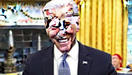 Prompt: joe biden makes sasquatch a federal agent in the oval office, photorealistic, ultra hd, 4 k, award winning, patriotic