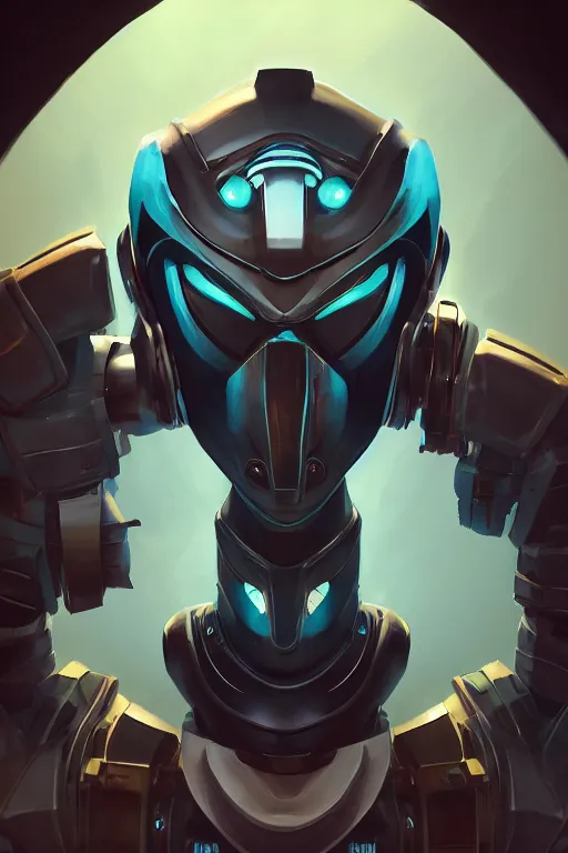 Image similar to epic mask helmet robot ninja portrait stylized as fornite style game design fanart by concept artist gervasio canda, behance hd by jesper ejsing, by rhads, makoto shinkai and lois van baarle, ilya kuvshinov, rossdraws global illumination radiating a glowing aura global illumination ray tracing hdr render in unreal engine 5