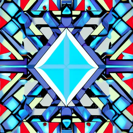 Image similar to cyan rhombus crystal character in the style of Y2K vector graphics, sharp, clean, 4K 8K HD