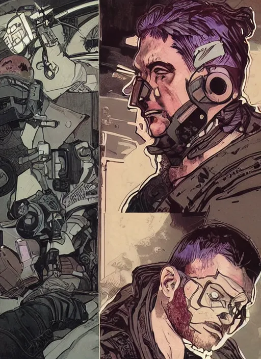 Image similar to cyberpunk jujitsu match. portrait by ashley wood and alphonse mucha and laurie greasley and josan gonzalez and james gurney. splinter cell, apex legends, rb 6 s, hl 2, d & d, cyberpunk 2 0 7 7. realistic face. character clothing. vivid color. dystopian setting.