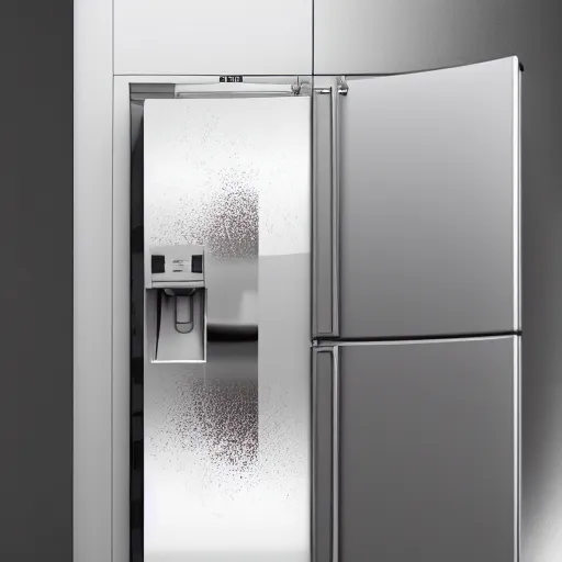 Image similar to A refrigerator is a portal to another world, masterpiece digital painting, 3d render, hyperrealist, stunning volumetric lighting, sharp focus, octane render, hyperdetailed