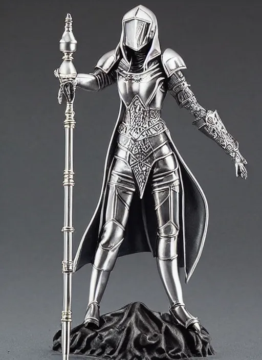 Image similar to 80mm, resin detailed model figure of Alchemy Imperial Princess knight gothic silver