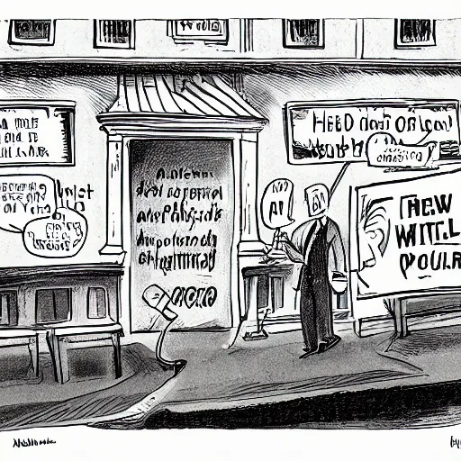 Image similar to A New Yorker cartoon