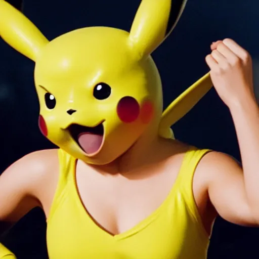 Image similar to photo of emma watson as pikachu