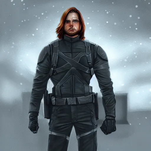 Image similar to winter soldier steve rogers, digital painting, ultra detailed, artstation