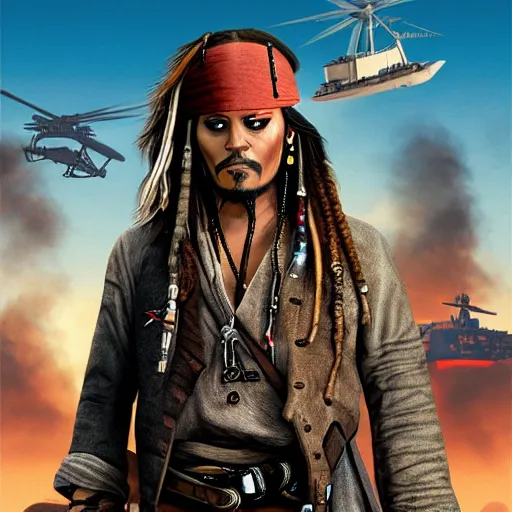 Image similar to jack sparrow gta 5 cover art