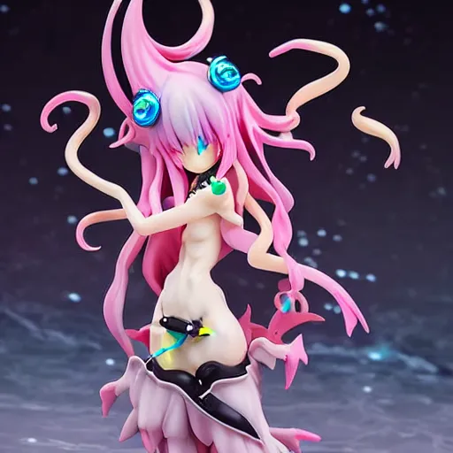 Prompt: figurine of cosmic horrors, personification, official store photo, commercial photo, featured on amiami, 4 k, 8 5 mm, beautiful composition