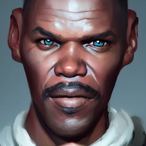 Image similar to jamie fox, style game square enix life, trending on artstation, painted by greg rutkowski, render naughty dog