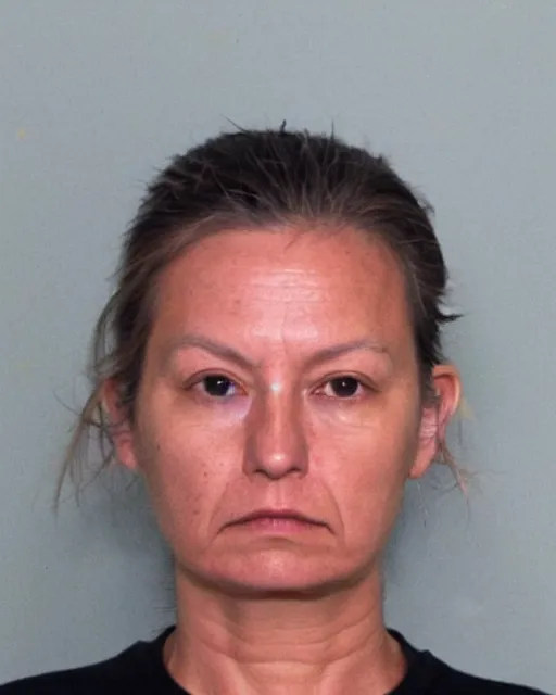 Image similar to a police mugshot of leslie dach in hungary