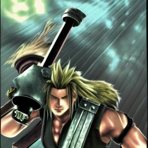 Prompt: midgar from final fantasy vii