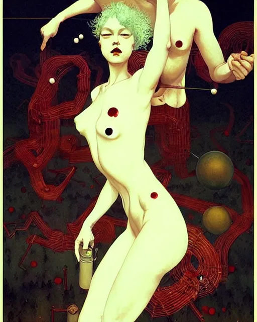 Prompt: centrally planned economies are upended by out of control population. their escape valve is eugenics. in he style of adrian ghenie, esao andrews, jenny saville, ( ( ( edward hopper ) ) ), surrealism, dark art by james jean, takato yamamoto