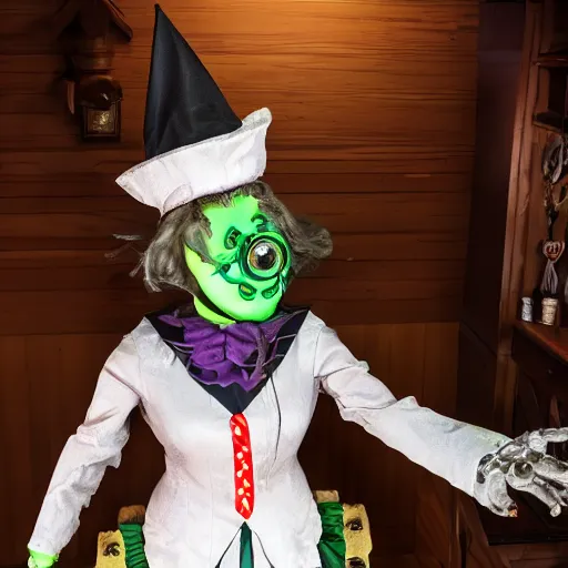 Image similar to animatronic witch