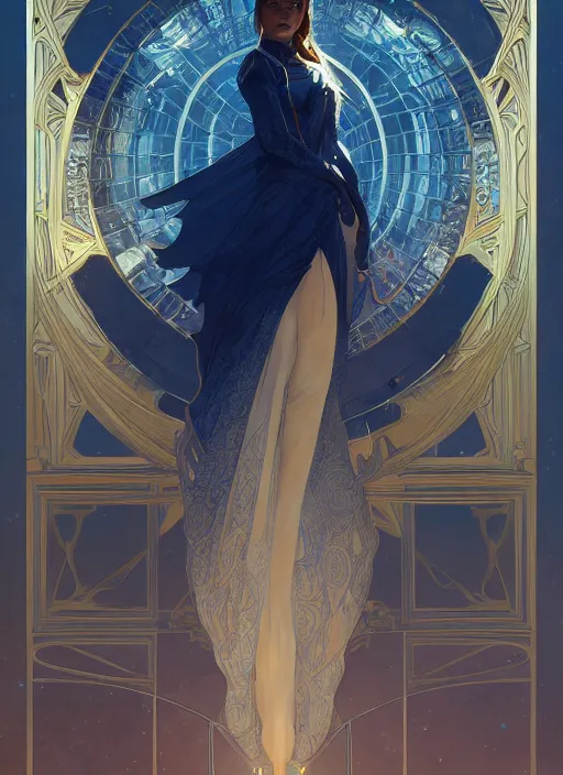 Image similar to the sapphire herald, intricate, cinematic lighting, highly detailed, digital painting, artstation, concept art, smooth, sharp focus, illustration, art by terry moore and greg rutkowski and alphonse mucha