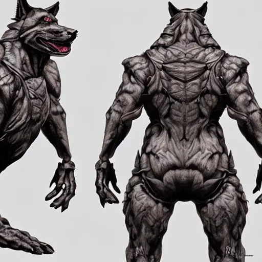 Image similar to full body a humanoid german shepherd beast - man, wearing suit, highly detailed portrait, digital painting, artstation, concept art, smooth, sharp foccus ilustration, artstation