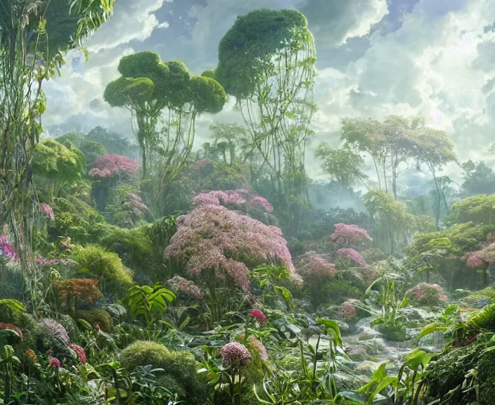 Prompt: transparent clear see - through image of twisting clouds, lush botany, floral environment, ultra realistic, concept art, art nouveau, photorealistic, octane render, 8 k, unreal engine. art by gustave dore and nori inoguchi and sam kaplan and zachary goulko and christopher marley and artgerm and alphonse mucha