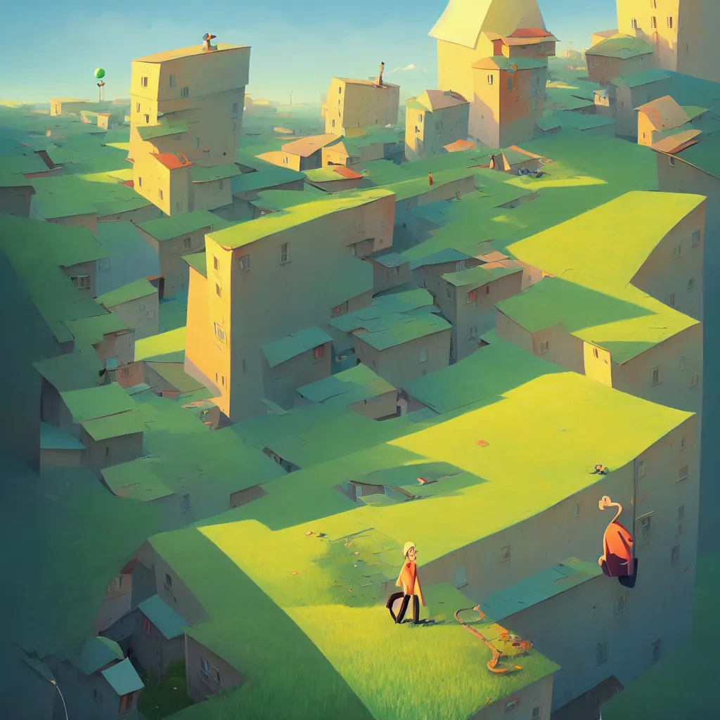 Image similar to cartoon face gediminas pranckevicius from all perspectives by rhads, makoto shinkai and lois van baarle, ilya kuvshinov, rossdraws global illumination