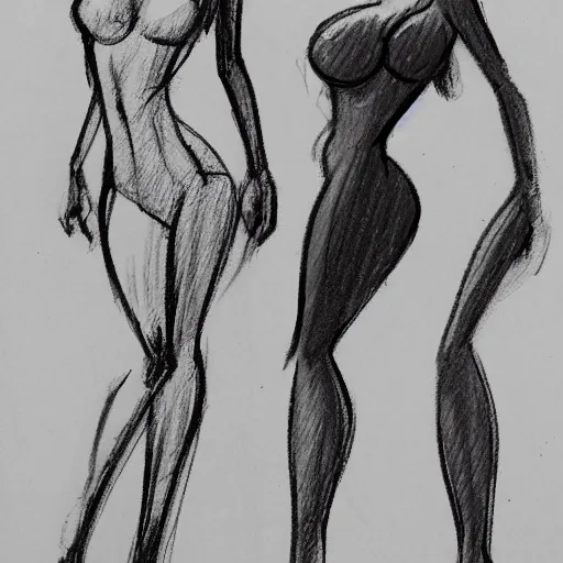 Image similar to milt kahl sketch of victoria justice with kim kardashian body