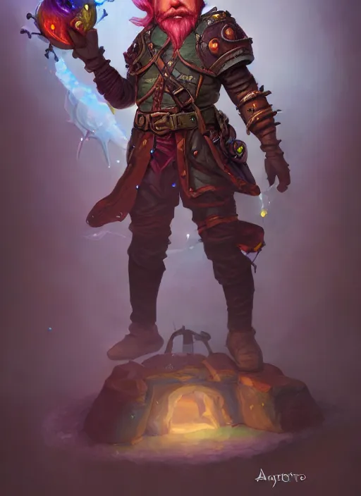 dungeons and dragons art of gnome artificer, concept | Stable Diffusion