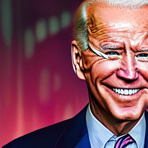 Prompt: joe biden as the joker 4 k