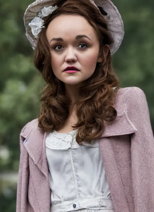 Image similar to Olivia Cooke for Victorian Secret, perfect face, hot summertime, full length shot, XF IQ4, 150MP, 50mm, f/1.4, ISO 200, 1/160s, natural light, Adobe Photoshop, Adobe Lightroom, DxO Photolab, Corel PaintShop Pro, rule of thirds, symmetrical balance, depth layering, polarizing filter, Sense of Depth, AI enhanced