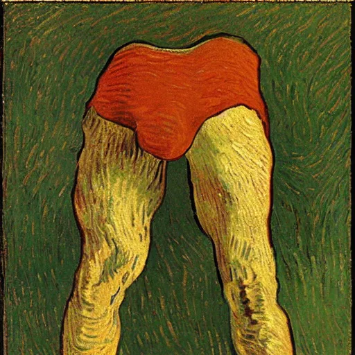 Prompt: radium underpants by van gogh