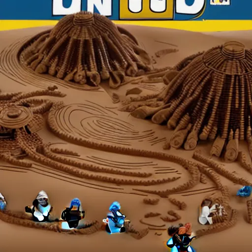 Prompt: lego set of dune part one