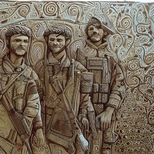 Image similar to Rojava, incredibly detailed, insanely detailed, award winning art