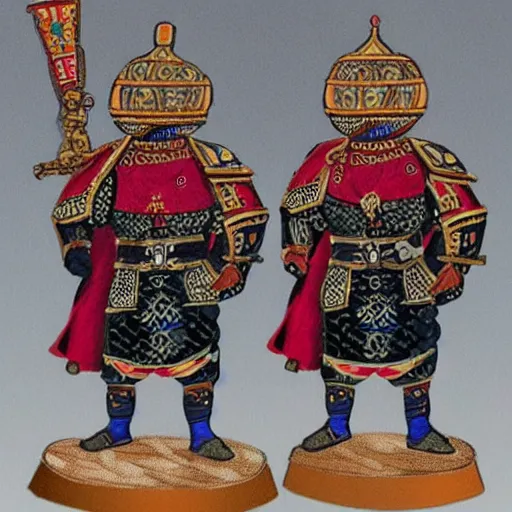 Prompt: ottoman sultanate space marines, persian art stytle