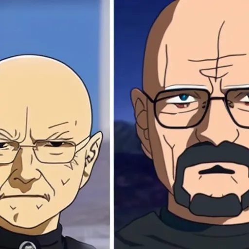 Image similar to Walter white in naruto