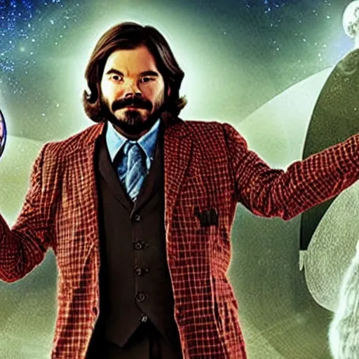 Prompt: Matt Berry is the new Doctor in Doctor Who, promotion artwork