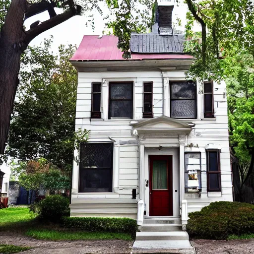 Image similar to Google map street view image of a small charming house in Chicago