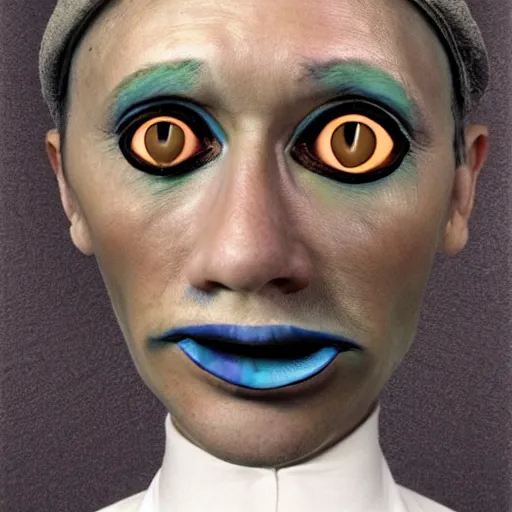 Image similar to this face is not real, surrealism