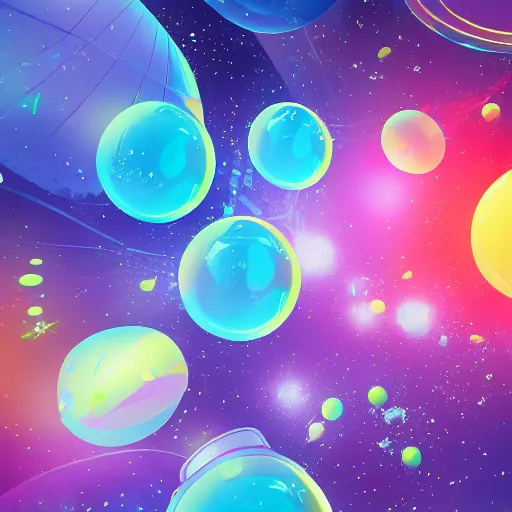 Image similar to bubble tea in space, award winning, 4k, digital art, colorful, volumetrics, hyper detailed, cinematic lighting