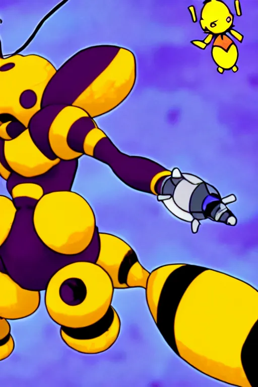 Prompt: q - bee from darkstalkers