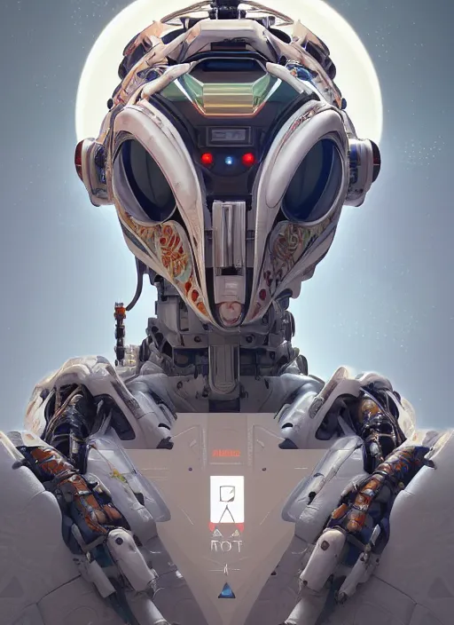 Prompt: symmetry!! portrait of a hybrid robot astronaut, floral! horizon zero dawn machine, intricate, elegant, highly detailed, digital painting, artstation, concept art, smooth, sharp focus, illustration, art by artgerm and greg rutkowski and alphonse mucha, 8 k