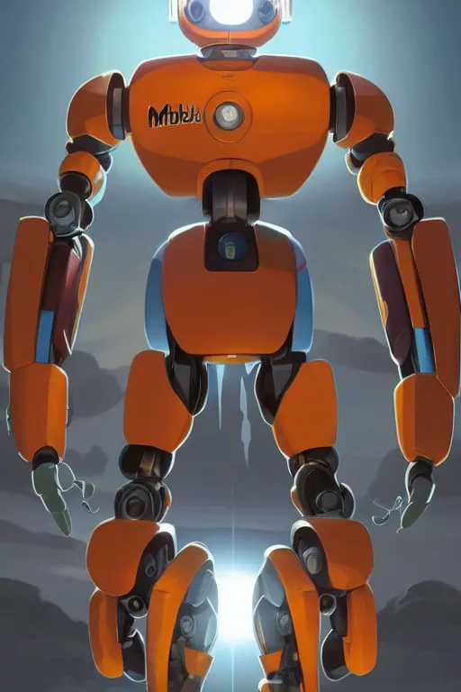 Image similar to metabots medabots medarotto medarot robot minimalist comics, behance hd by jesper ejsing, by rhads, makoto shinkai and lois van baarle, ilya kuvshinov, rossdraws global illumination ray tracing hdr radiating a glowing aura