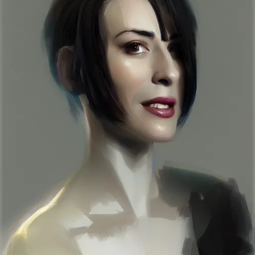 Image similar to portrait of 2 5 year old nana visitor as a computer programmer, white lighting, digital art by ruan jia and mandy jurgens and artgerm, highly detailed, trending on artstation, award winning,