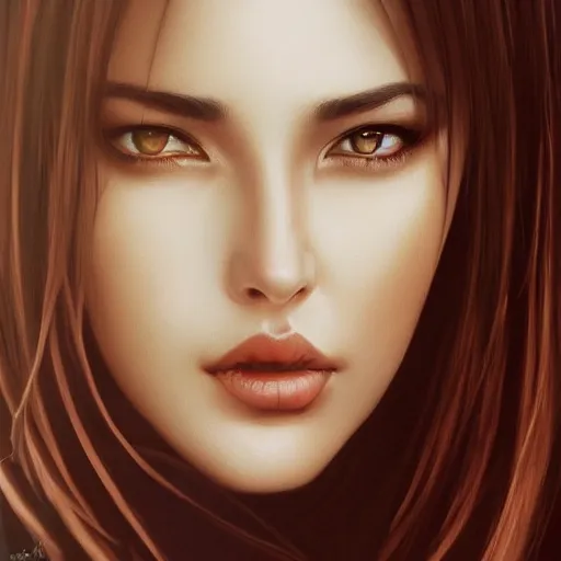 Image similar to realistic detailed semirealism Monica Bellucci 4K high resolution quality artstyle professional artists WLOP, Aztodio, Taejune Kim, Guweiz, Pixiv, Instagram, Artstation