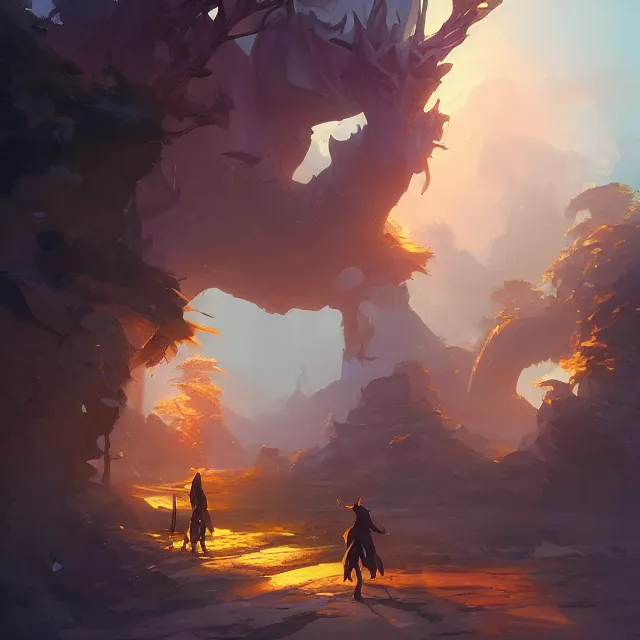 Prompt: fantasy world portal dramatic lighting, cinematic establishing shot, extremely high detail, photorealistic, cinematic lighting behance hd artstation by jesper ejsing, by rhads and makoto shinkai and lois van baarle and ilya kuvshinov and rossdraws