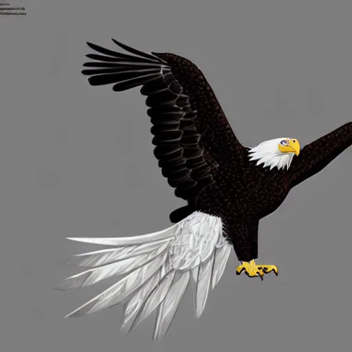 Prompt: a bald eagle carrying a dog, photorealistic, highly detailed, patriotic, trending on artstation