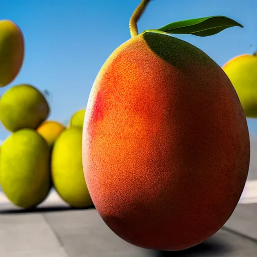 Image similar to photo of elon musk cosplaying as a mango fruit costume, highly detailed, extremely high quality, hd, 4 k, 8 k, professional photographer, 4 0 mp, lifelike, top - rated, award winning, cinematic, realistic, detailed lighting, detailed shadows, sharp, no blur, edited, corrected, trending