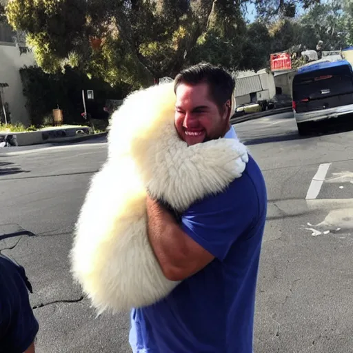 Image similar to LOS ANGELES, CA, USA-SEP 20, 2017: Just one of the most adorable huge fluffy huggable creatures that emerged from the opening of the Hellmouth