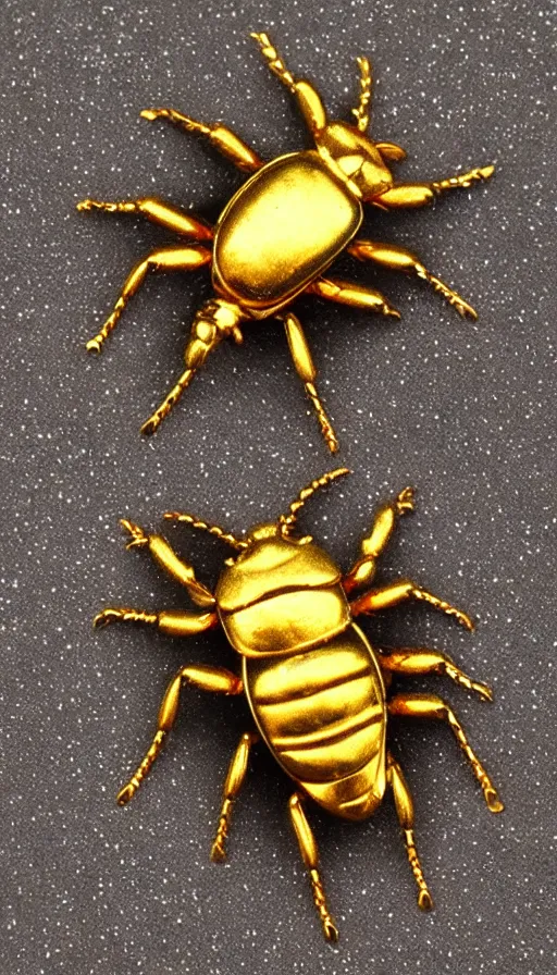 Image similar to gold beetle jewel