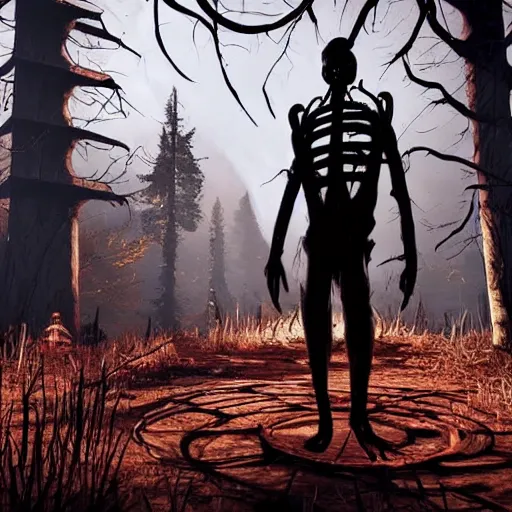 Image similar to Bendy in Dead By Daylight, gameplay, pc, creepy,