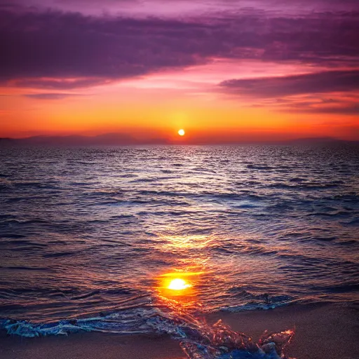 Prompt: a perfect photo of sunrise. Behance