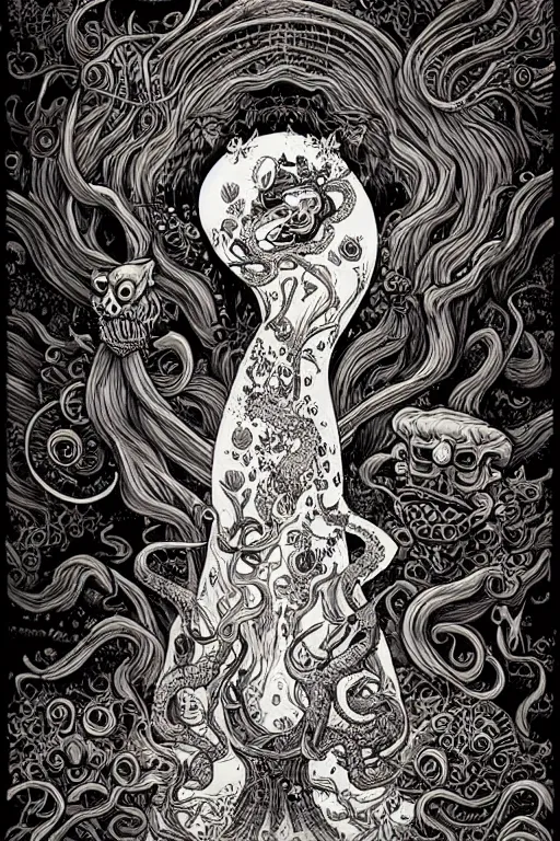 Image similar to The Ayahuasca Spirit, by Joe Fenton