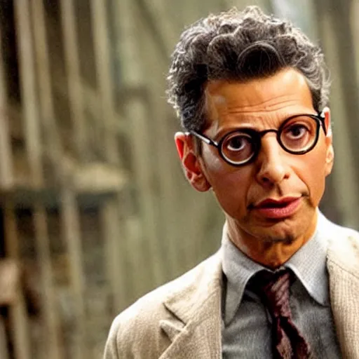 Image similar to Jeff Goldblum in the movie Harry Potter And The Prisoner Of Azkaban