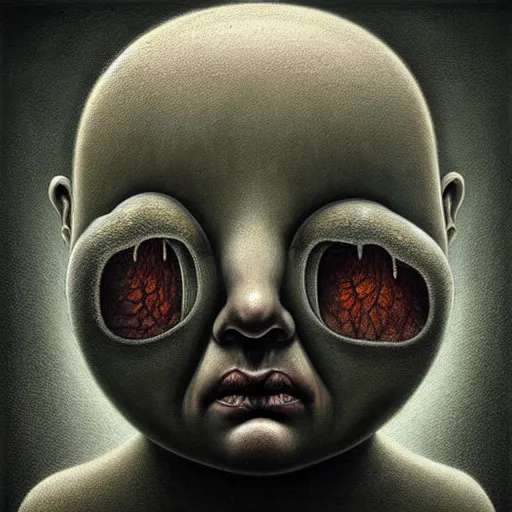 Prompt: placed on a pedestal the soul is corrupted. by anton semenov, hyperrealistic photorealism acrylic on canvas