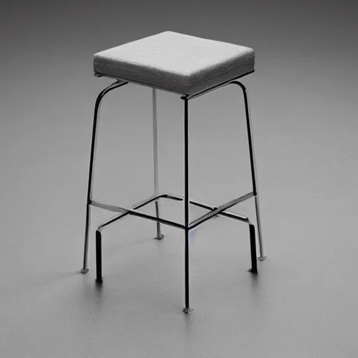 Image similar to the retrowave stool by tadao ando